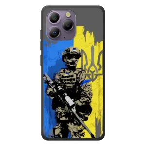 Чехлы с картинкой ЗСУ для Blackview A96 (AlphaPrint) (АРТ солдат)