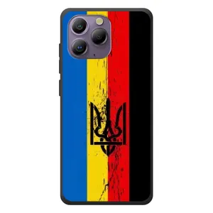 Украинские Чехлы для Blackview A96 с картинкой УПА (AlphaPrint) (Флаг УПА)