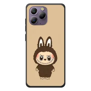 Чехол с Лабубу на Blackview A96 (Bored Ape в красном)