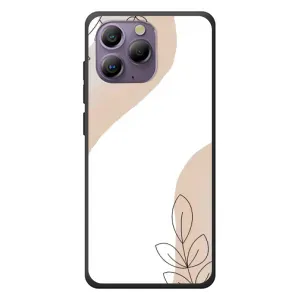 Силиконовый чехол с принтом в цветах на Blackview A96