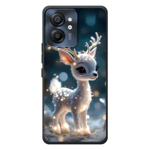Яркий чехол для Blackview Color 8 с Зимними Оленятами