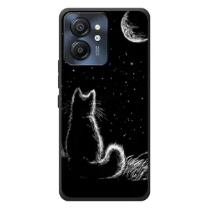 Чехол с принтом для Blackview Color 8 (AlphaPrint) Модные коты