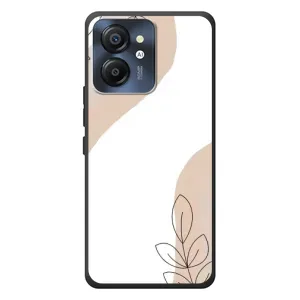 Силиконовый чехол с принтом в цветах на Blackview Color 8