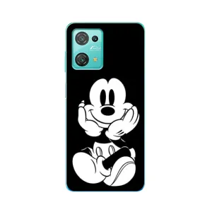 Міккі Маус чохол для Blackview Oscal C30 Pro (AlphaPrint - Мультяшні) (Маус на чорному)