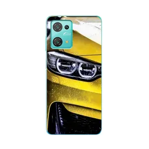 Чохли з Машинами на Blackview Oskal S30 Pro (VPrint) (Жовта машина)