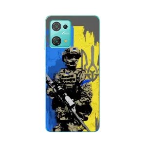 Чехлы с картинкой ЗСУ для Blackview Oscal C30 (AlphaPrint) (АРТ солдат)