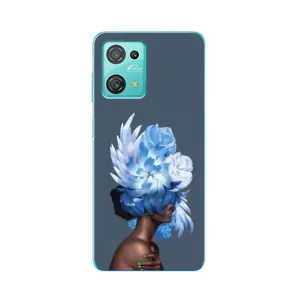 Чехлы (ART) Цветы на Blackview Oscal C30 (VPrint) (Цветы на голове)