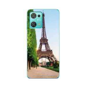 Чехол Эйфелева Башня для Blackview Oscal C30 - (AlphaPrint) (Дорога в Париж)