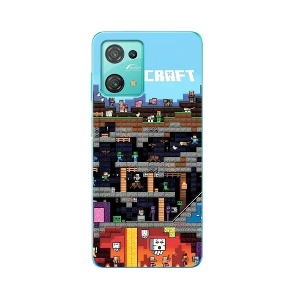 Чехол с принтом «фон Minecraft» для Blackview Oscal C30