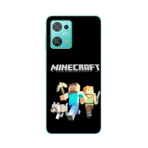 Чехол с принтом «герои Minecraft» для Blackview Oscal C30