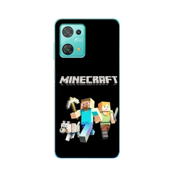 Чехол с принтом «герои Minecraft» для Blackview Oscal C30