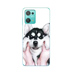 Чехол с Хаски для Blackview Oscal C30 - (AlphaPrint)