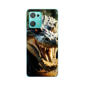 Чехол с картинкой «Хищники» для Blackview Oscal C30 (Опасный крокодил)