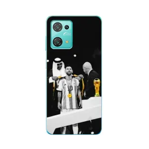 Чохли для Blackview Oscal C30 (Leo чемпіон) (AlphaPrint) (Мессі коронований)