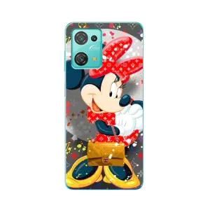 Чохол Disney Mouse Blackview Oscal C30 (PREMIUMPrint) (Minni з бантіком)