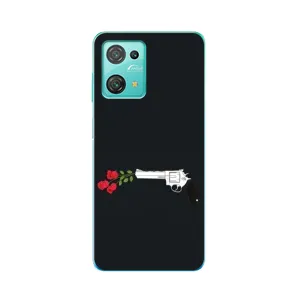Чехлы (ART) Цветы на Blackview Oscal C30 (VPrint) (Неожиданные цветы)