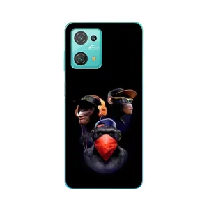 Чехол с Обезьянами Blackview Oscal C30 - (AlphaPrint)