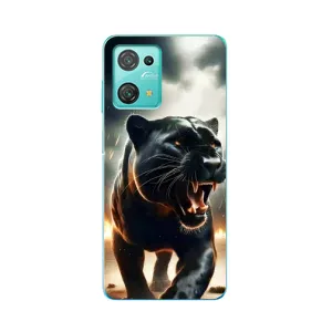 Чехол с картинкой «Хищники» для Blackview Oscal C30 (Черная пантера)