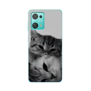 Чохол з малюнком кіт на Blackview Oscal C30 (Пара котів)