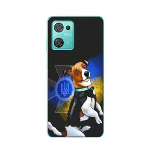 Чехлы с картинкой собаки Патрон для Blackview Oscal C30 (AlphaPrint) (Патрон собачка)