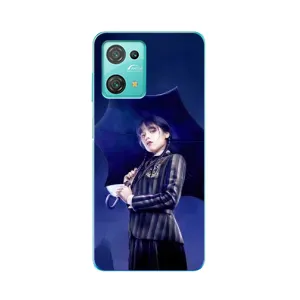 Чохли Венсдей на Blackview Oscal C30 Уенсдей (AlphaPrint) (Венздей з парасолькою)