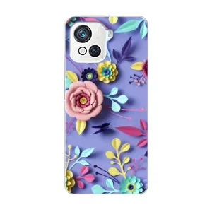 Чехлы с Цветами для Blackview Oscal C80 (VPrint) (Цветочный дизайн)