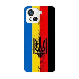 Украинские Чехлы для Blackview Oscal C80 с картинкой УПА (AlphaPrint) (Флаг УПА)