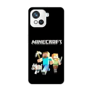 Чехол с принтом «герои Minecraft» для Blackview Oscal C80