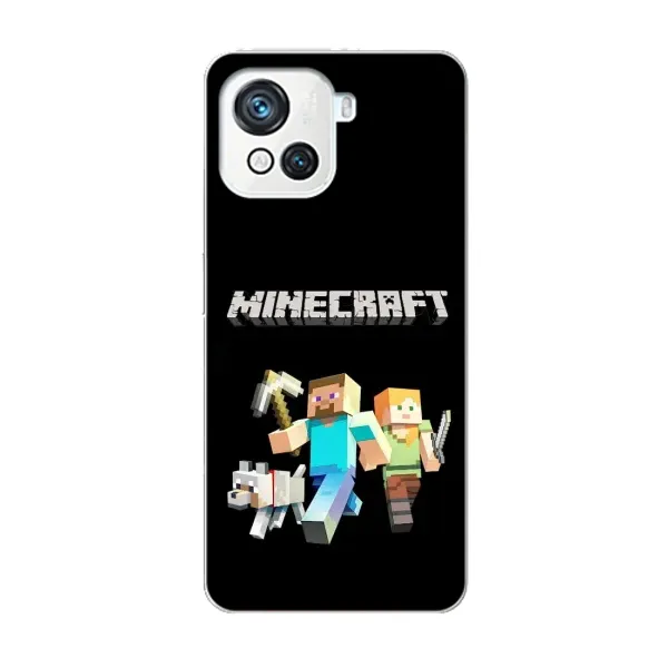 Чехол с принтом «герои Minecraft» для Blackview Oscal C80
