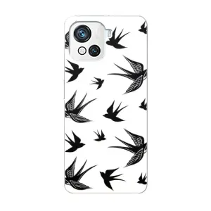 Чохол з пташками на Blackview Oscal C80 (VPrint)