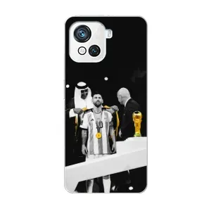 Чехлы для Blackview Oscal C80 (Leo чемпион) (AlphaPrint) (Месси в накидке)