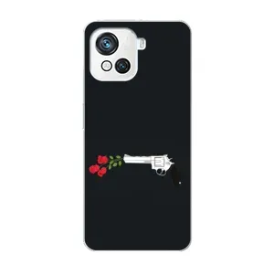 Чехлы (ART) Цветы на Blackview Oscal C80 (VPrint) (Неожиданные цветы)