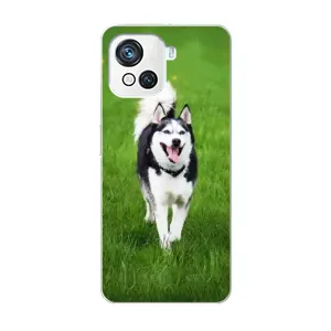 Чохол з Хаскі Blackview Oscal C80 - (AlphaPrint) (Радісний Хаскі)