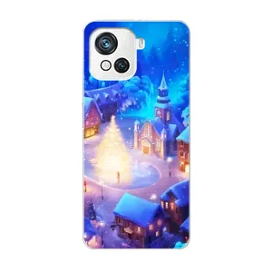 Різдвяні Чохли для Blackview Oscal C80 (VPrint) (Різдвяне місто)