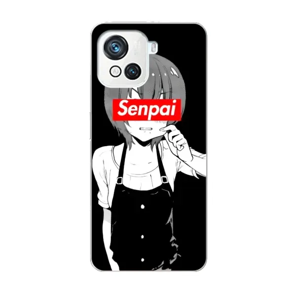 Чехол с принтом «Senpai» для Blackview Oscal C80 Чехол с принтом «Senpai» для Blackview Oscal C80