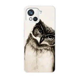 Чохол з пташками на Blackview Oscal C80 (VPrint) (Сова)