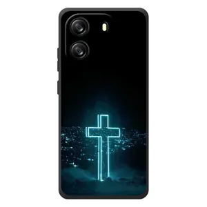 Чехол для Blackview Oscal Flat 1C (AlphaPrint) - (Христианские)