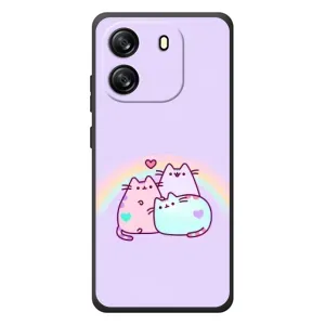 Чехол на oughlin Oscal Flat 1С с Котами (VPrint)