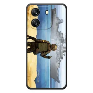 Чехол с принтом (Русский корабль...) для oughlin Oscal Flat 1С (AlphaPrint)