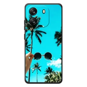 Силиконовый чехол с КАРТИНКАМИ лето для Blackview Oscal Flat 1C (AlphaPrint)
