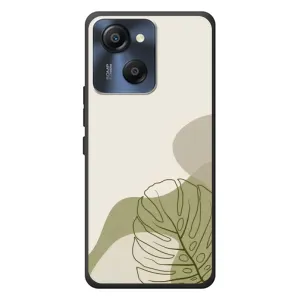 Силиконовый чехол с принтом в цветах на Blackview Oscal Modern 8