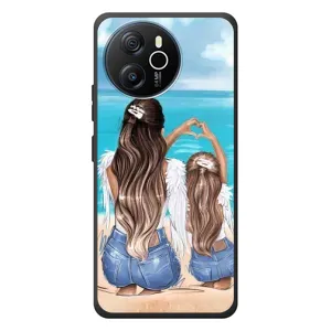 Чехол с печатью для Blackview Oscal Tiger 12 - (Мама с ребенком) (AlphaPrint)