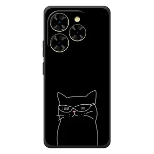 Чехол с принтом «Равнодушный кот» для Blackview Shark 9