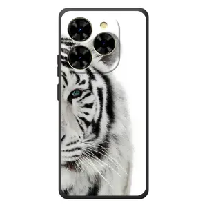 Чехлы с картинками животных Blackview Shark 9 (Белый Тигр)