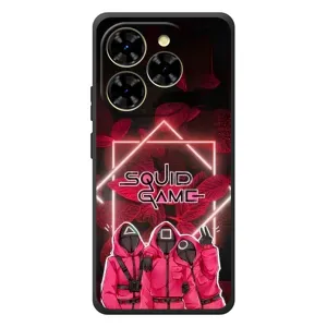 Чехол Гра в кальмара для Blackview Shark 9 (Охранники Игра кальмара)
