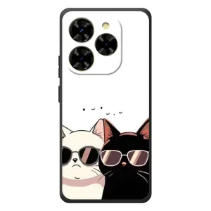 Чехол с принтом «Коты в очках» для Blackview Shark 9