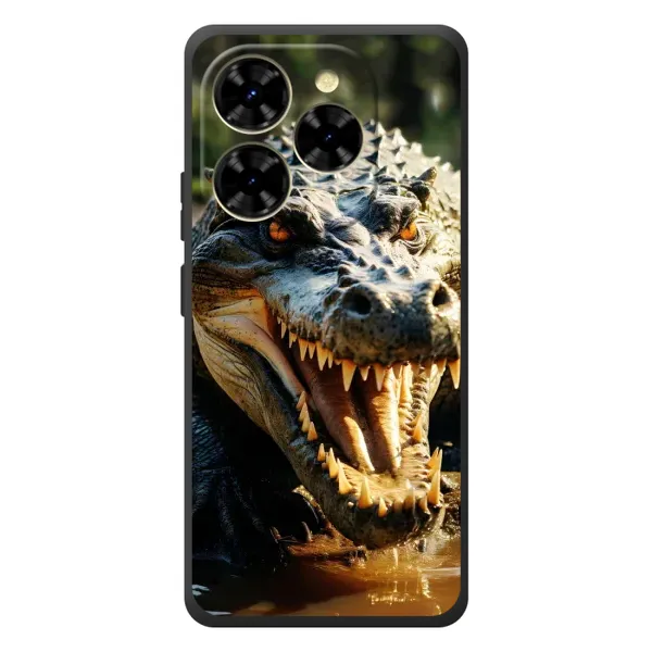 Чехол с принтом «Опасный крокодил» для Blackview Shark 9