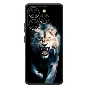 Чехол с принтом «Лев в темноте» для Blackview Shark 9