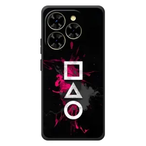 Чехол Гра в кальмара для Blackview Shark 9 (Символы Игра кальмара)