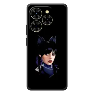 Чехлы Венсдей на Blackview Shark 9 Уэнсдей (AlphaPrint) (серьезная Уэнздей)
